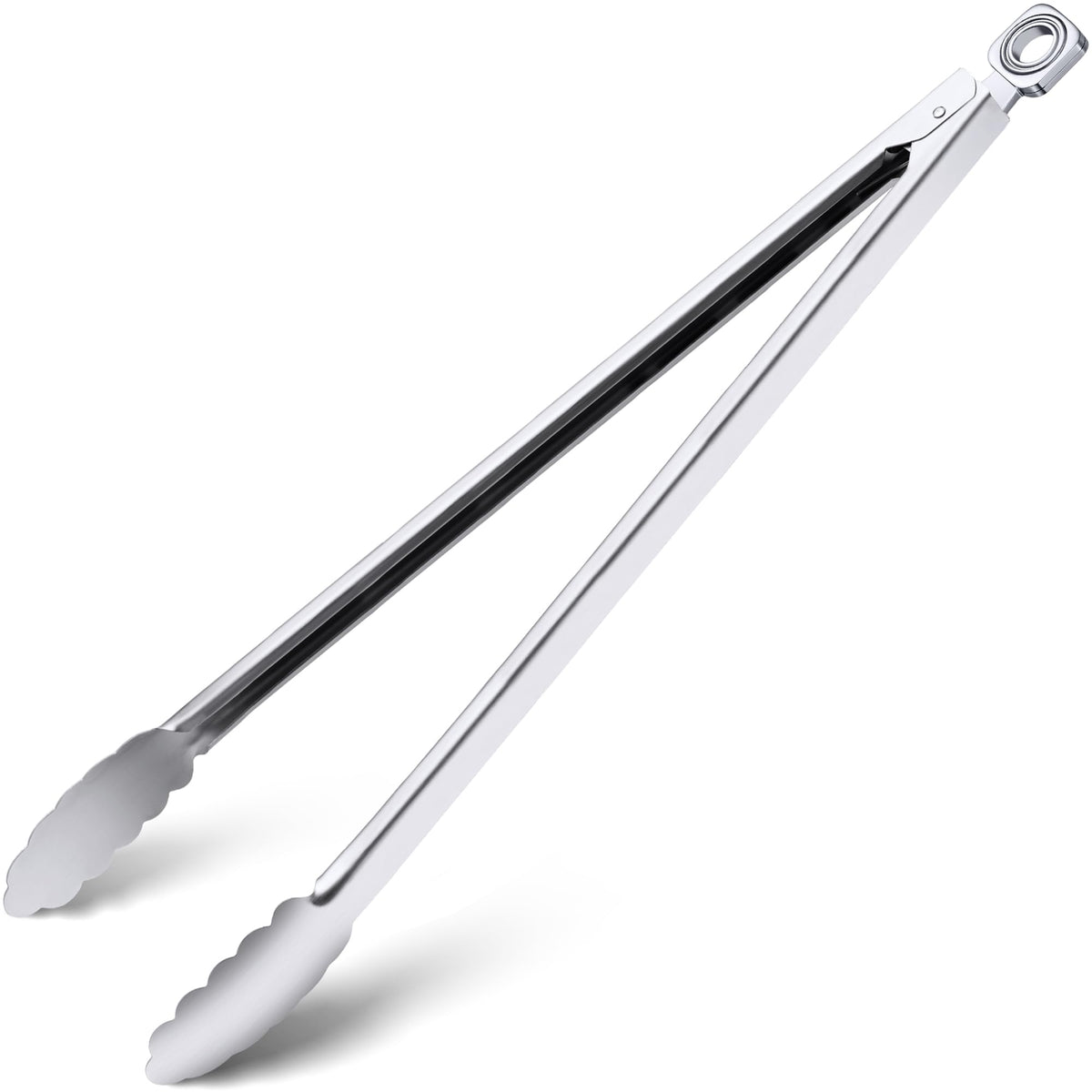 17" Extra Long Metal Tongs,Grilling Tongs,Stainless Steel Tongs for Cooking