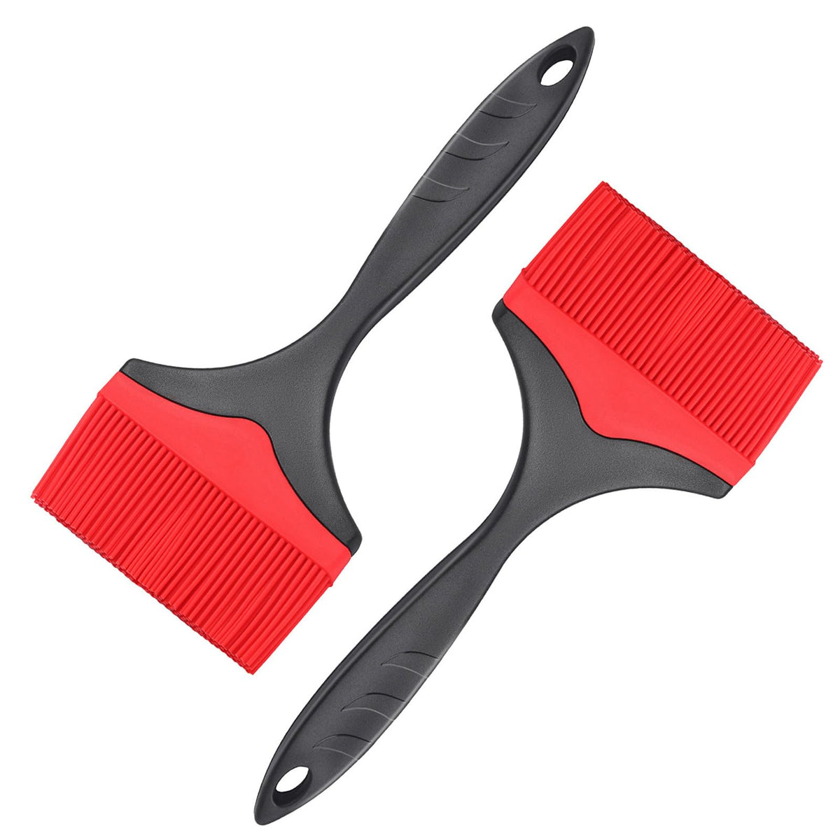 Large Silicone Grill Basting Brush - 3.95inch Extra Wide Silicone Basting Brush for Grilling,Heat Resistant Brushes Spread Oil Butter Sauce for Cooking Baking BBQ,Dishwasher Safe(Green 2)