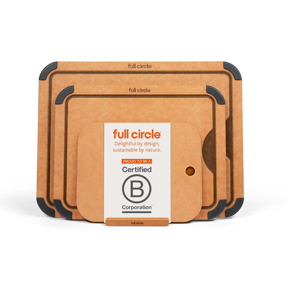 Full Circle Better-Than-Wood Quick Prep Cutting Board, Small Size 8x10"
