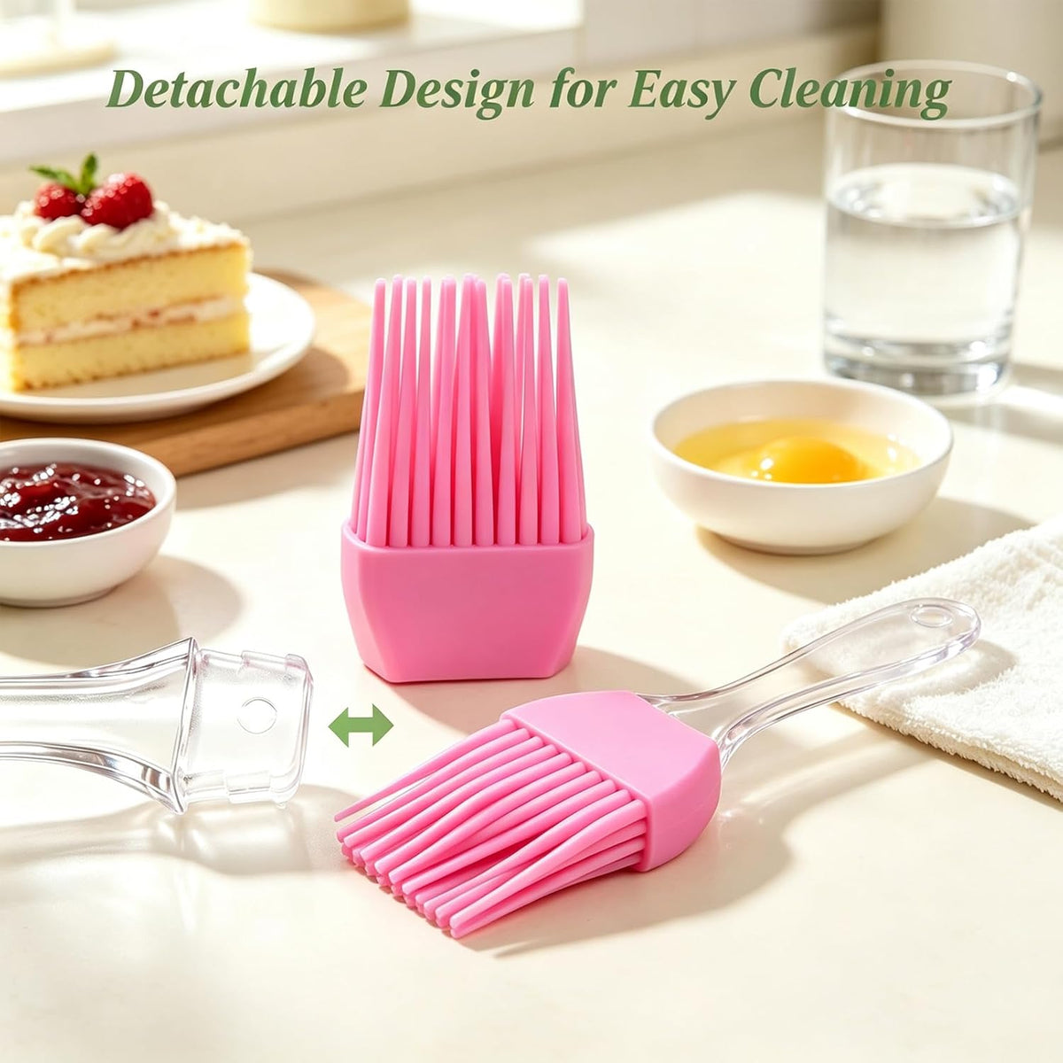 Pastry Brush,4 Packs Basting Brush for Cooking