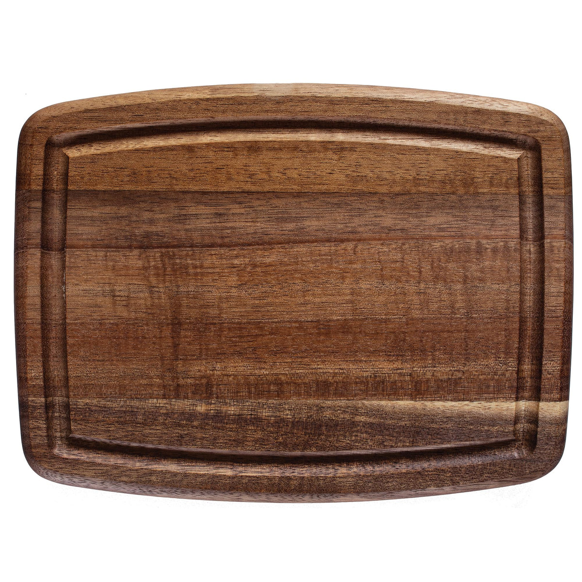 TB Home Acacia Wood Cutting Board with Juice Groove, Wooden Small Cutting Board for Kitchen, 8" x 6" x 5/8"