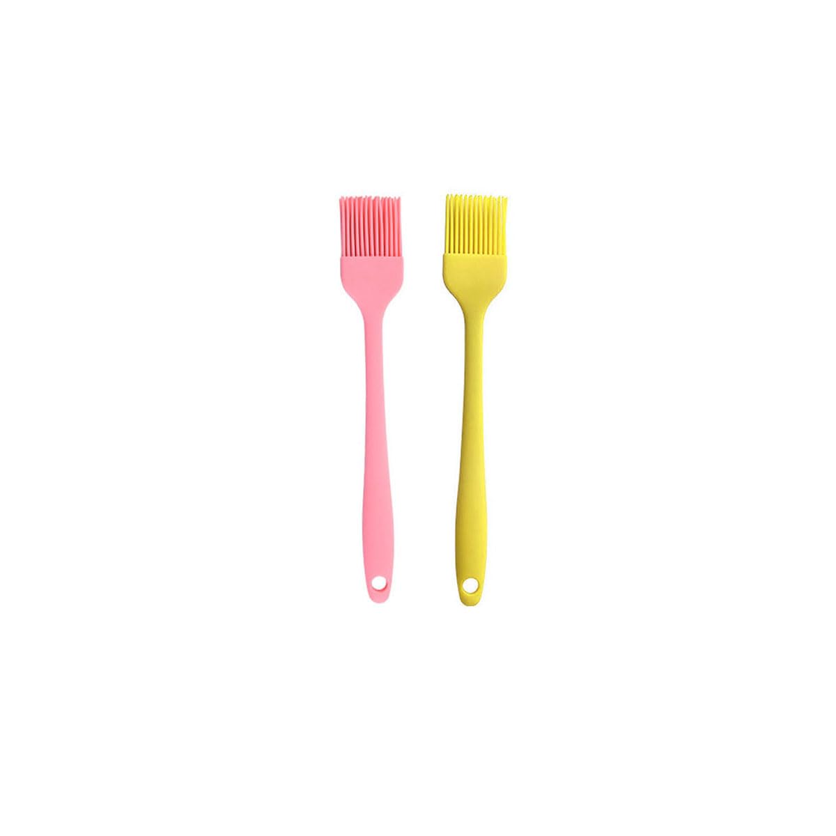 Silicone brush, Oil Brush for BBQ Kitchen Cooking Baking and Grilling(3 PCS,Pink)