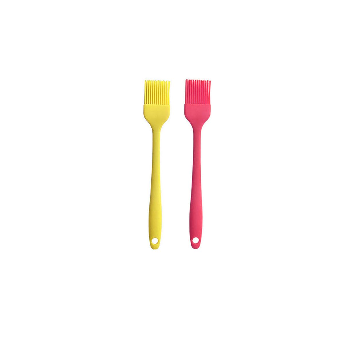 Silicone brush, Oil Brush for BBQ Kitchen Cooking Baking and Grilling(3 PCS,Pink)