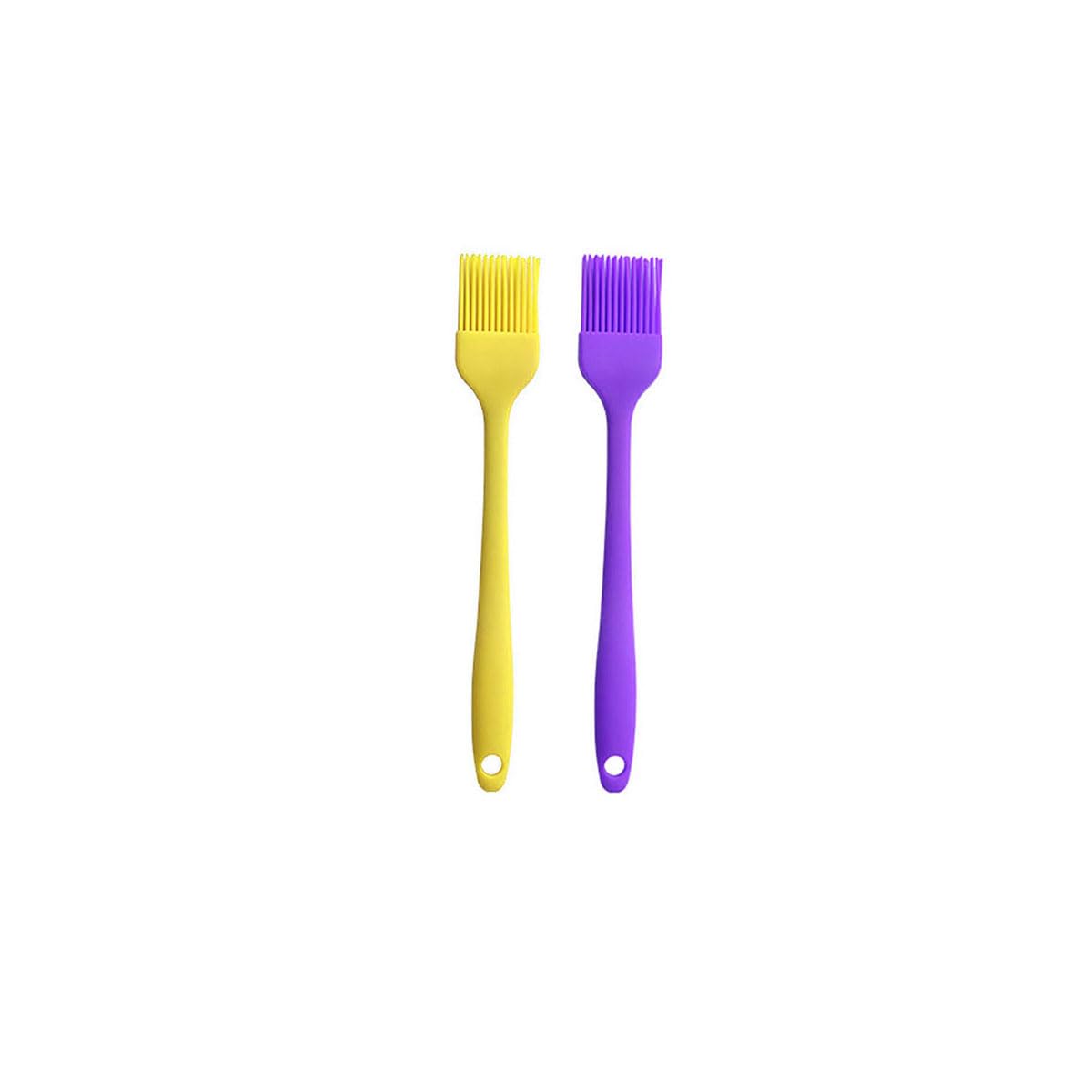 Silicone brush, Oil Brush for BBQ Kitchen Cooking Baking and Grilling(3 PCS,Pink)