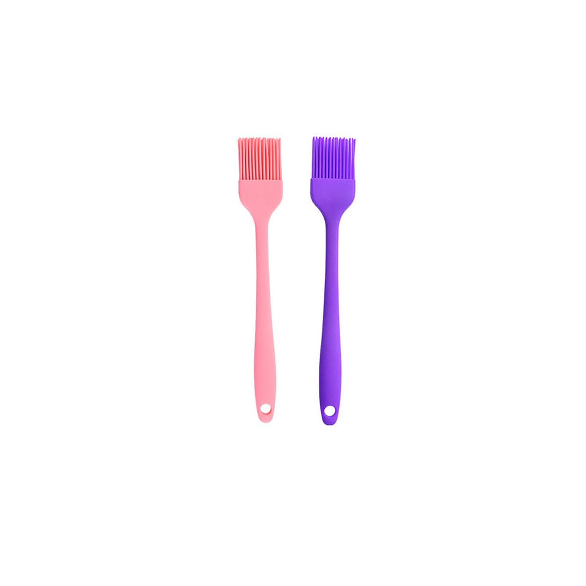 Silicone brush, Oil Brush for BBQ Kitchen Cooking Baking and Grilling(3 PCS,Pink)