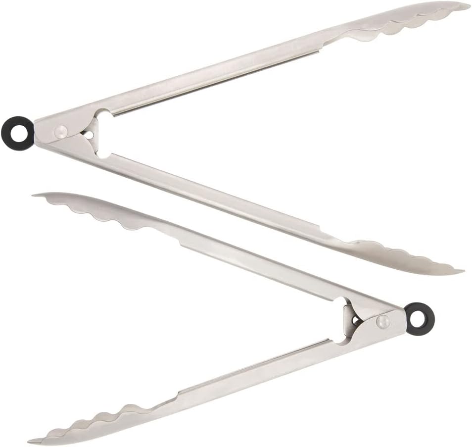 KitchenAid Universal Utility and Serving Stainless Steel Kitchen Tongs, Set of 2