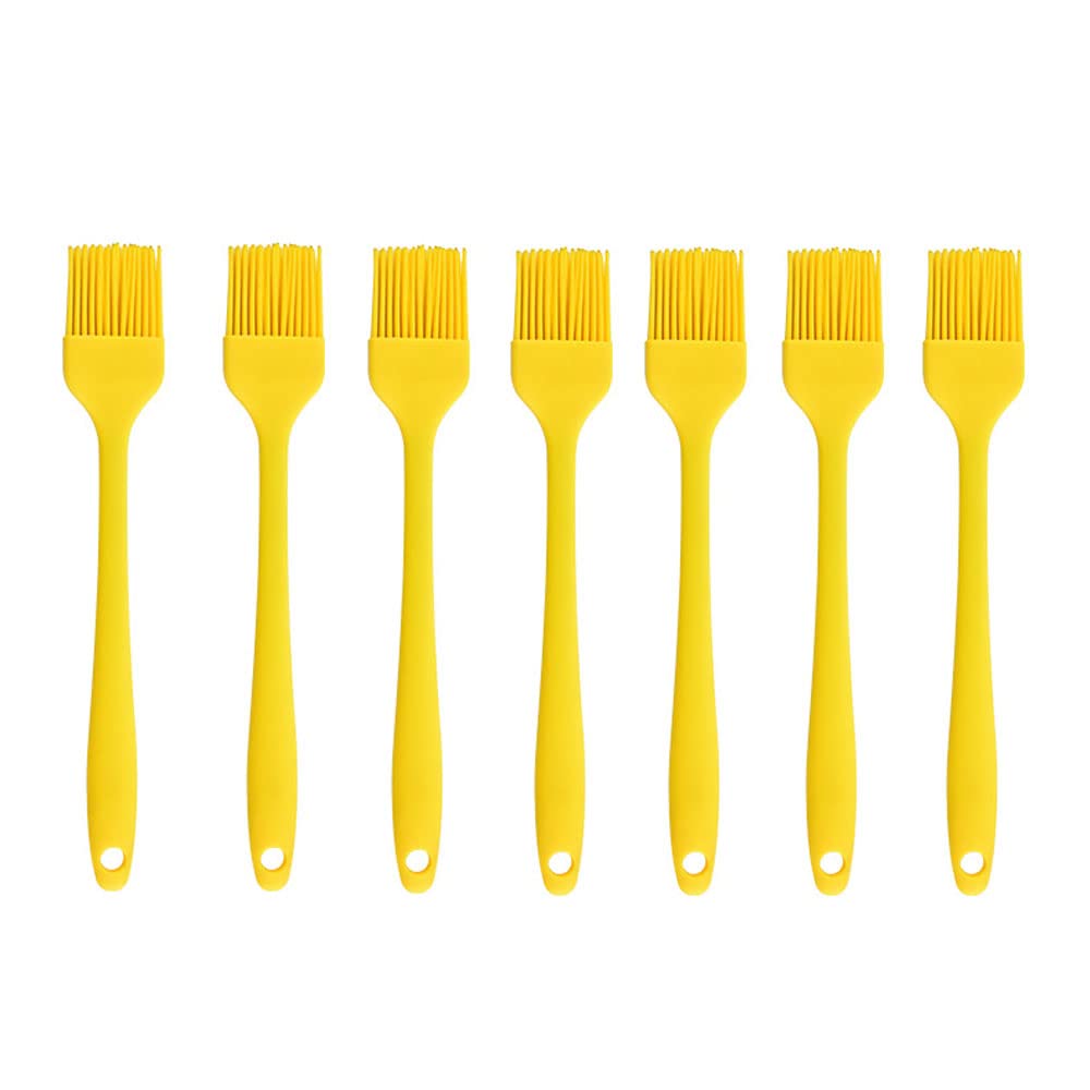 Silicone brush, Oil Brush for BBQ Kitchen Cooking Baking and Grilling(3 PCS,Pink)