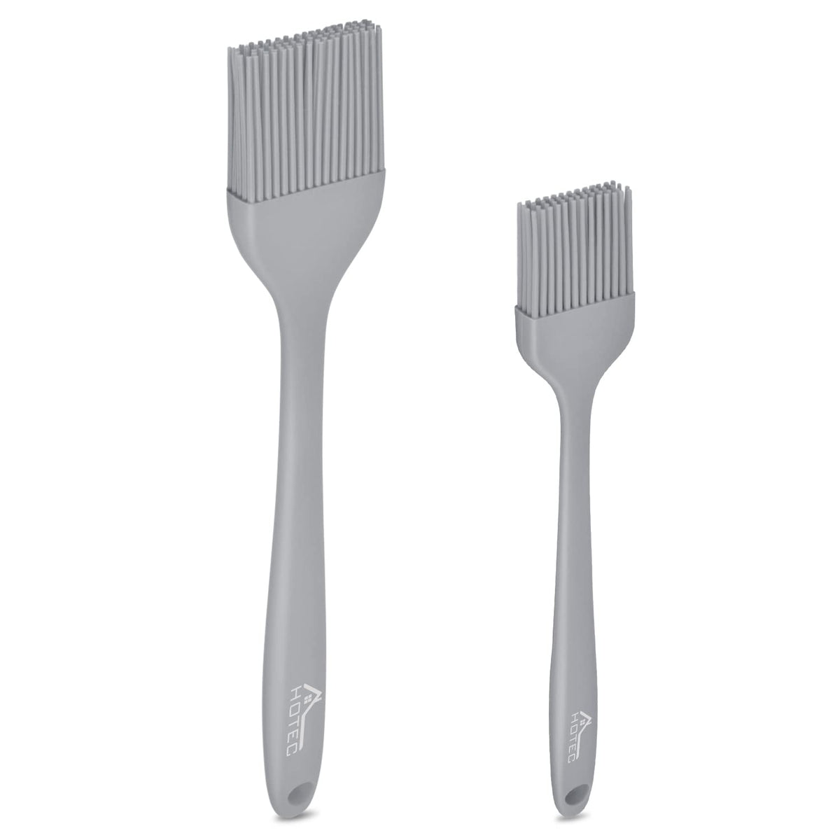 HOTEC Silicone Basting &Pastry Brushes, Grey 2