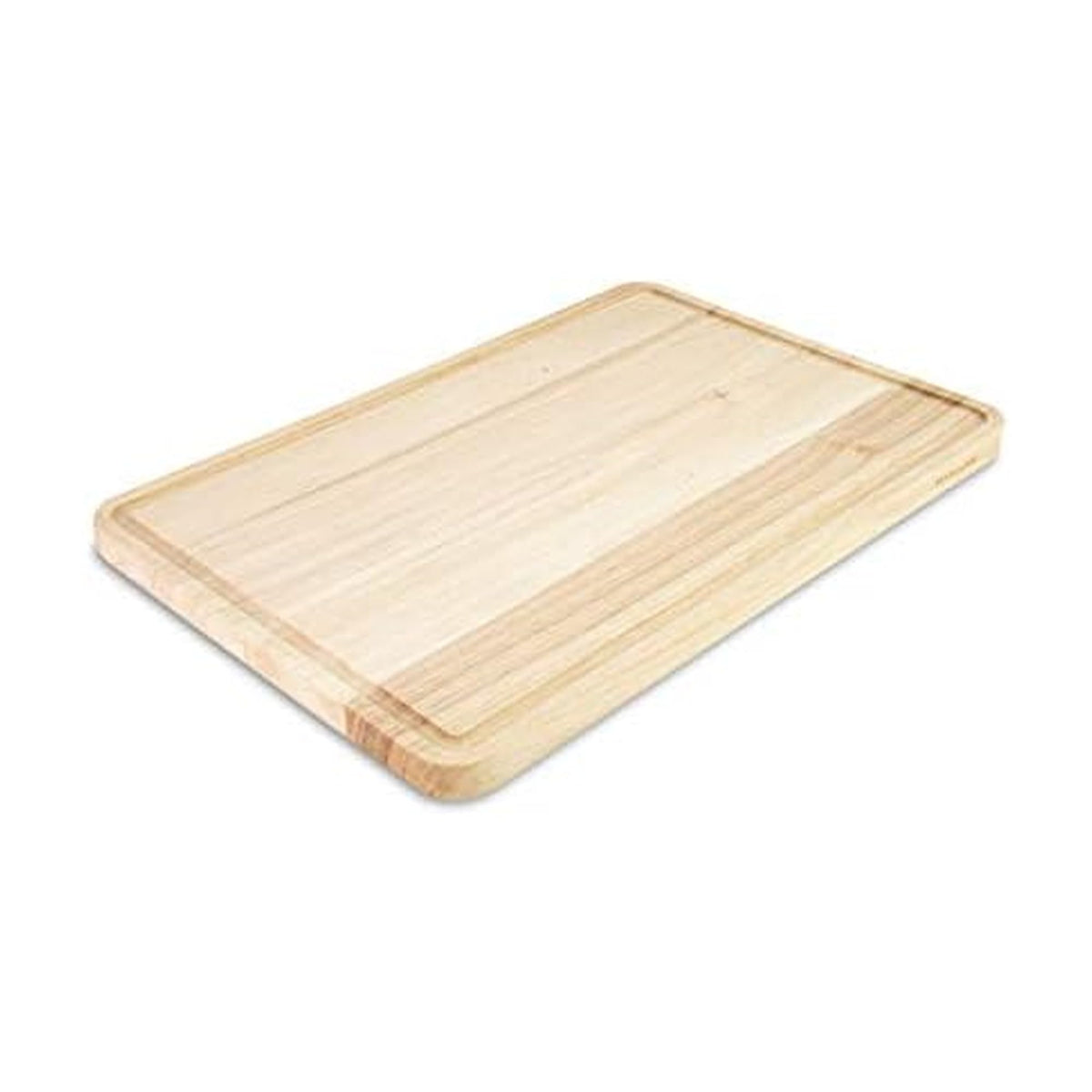 KitchenAid Classic Rubberwood Cutting Board with Perimeter Trench, Reversible Chopping Board, 11-inch x 14-Inch, Natural