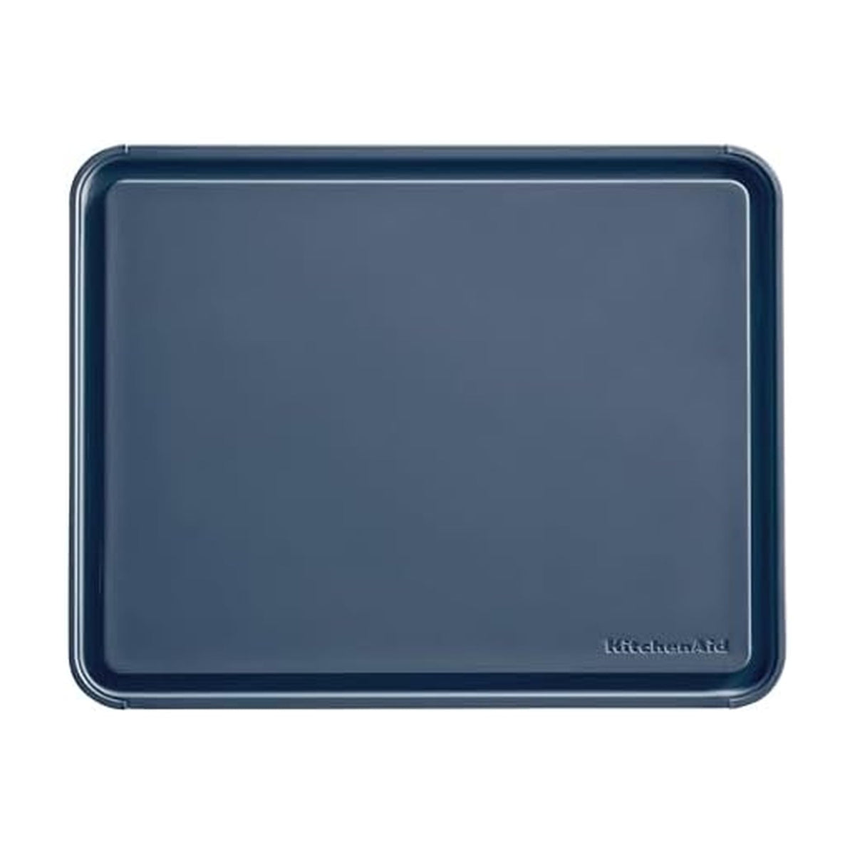 KitchenAid Classic Cutting Board with Perimeter Trench and Non Slip Edges, Dishwasher Safe, 11 inch x 14 inch, White and Gray