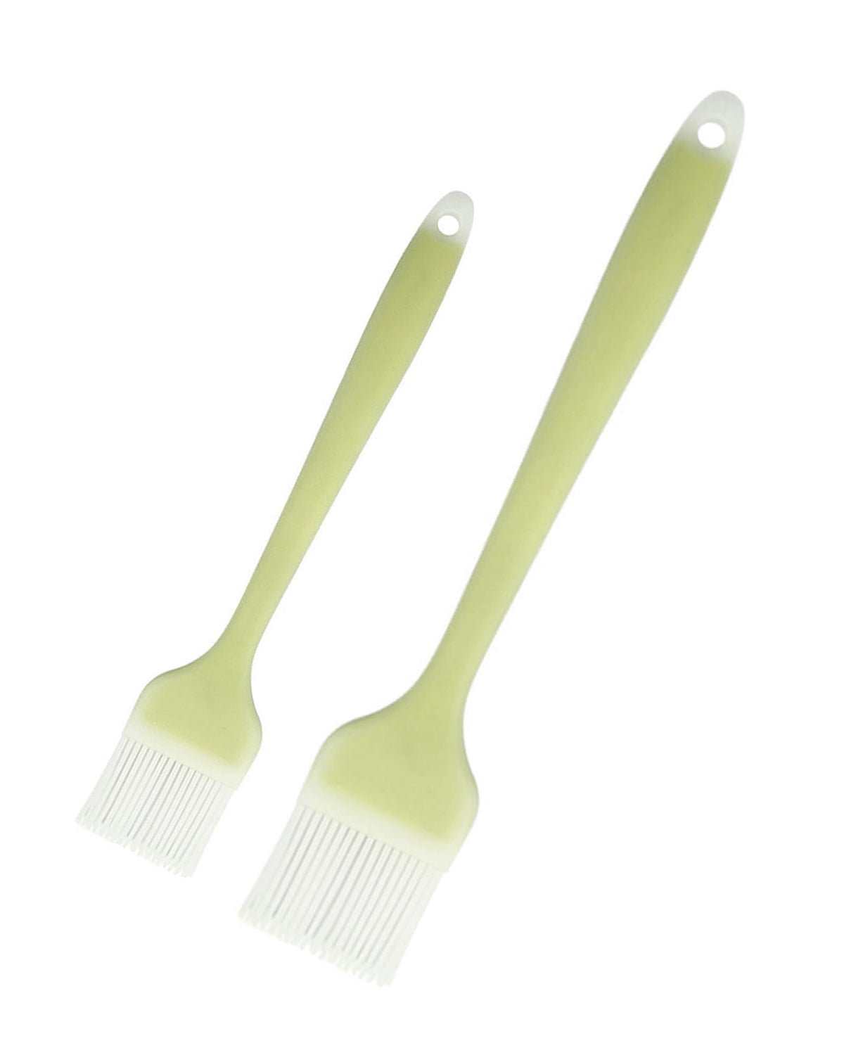 2 Pcs Silicone Basting Brush 10+8 Inch Pastry Brush- Green