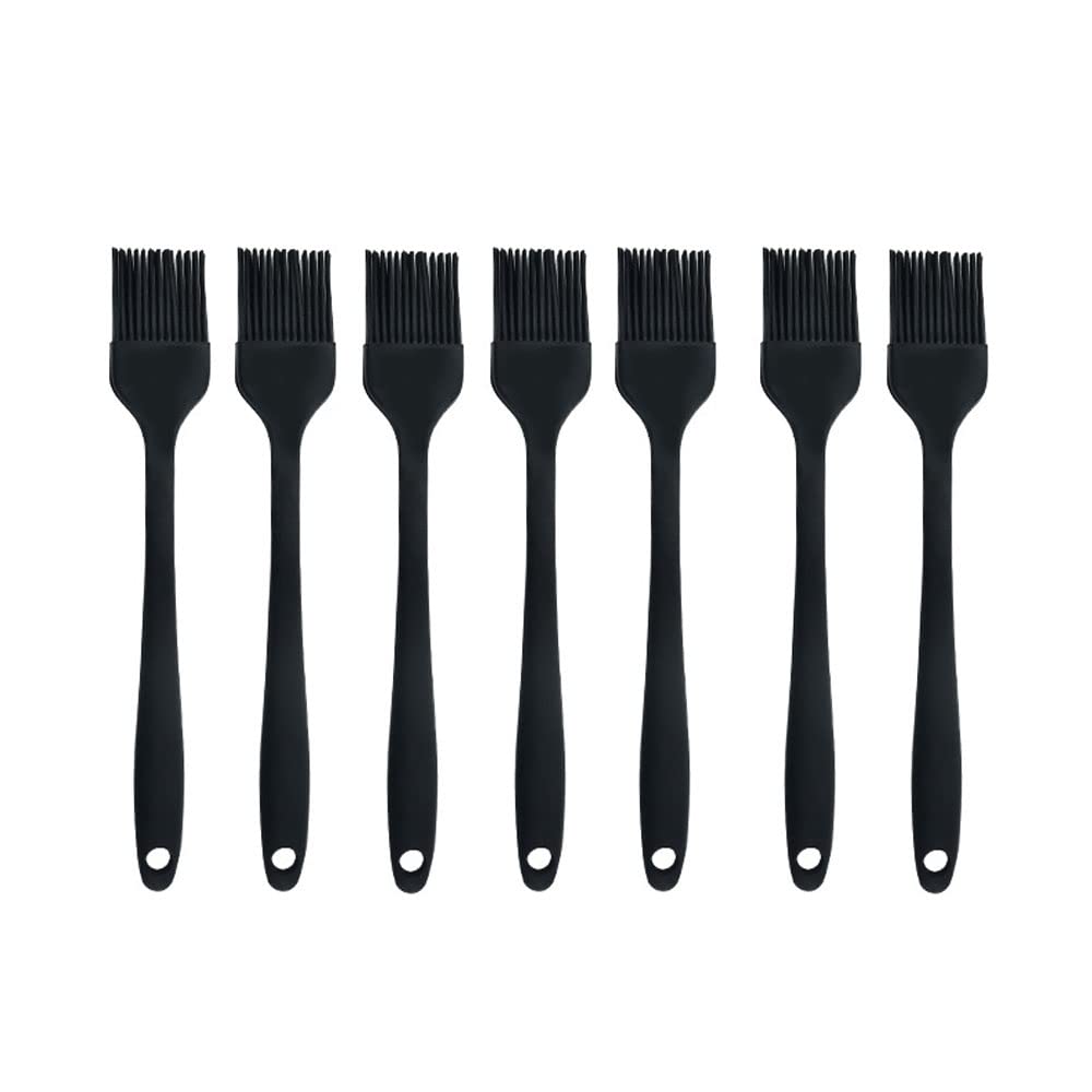 Silicone brush, Oil Brush for BBQ Kitchen Cooking Baking and Grilling(3 PCS,Pink)