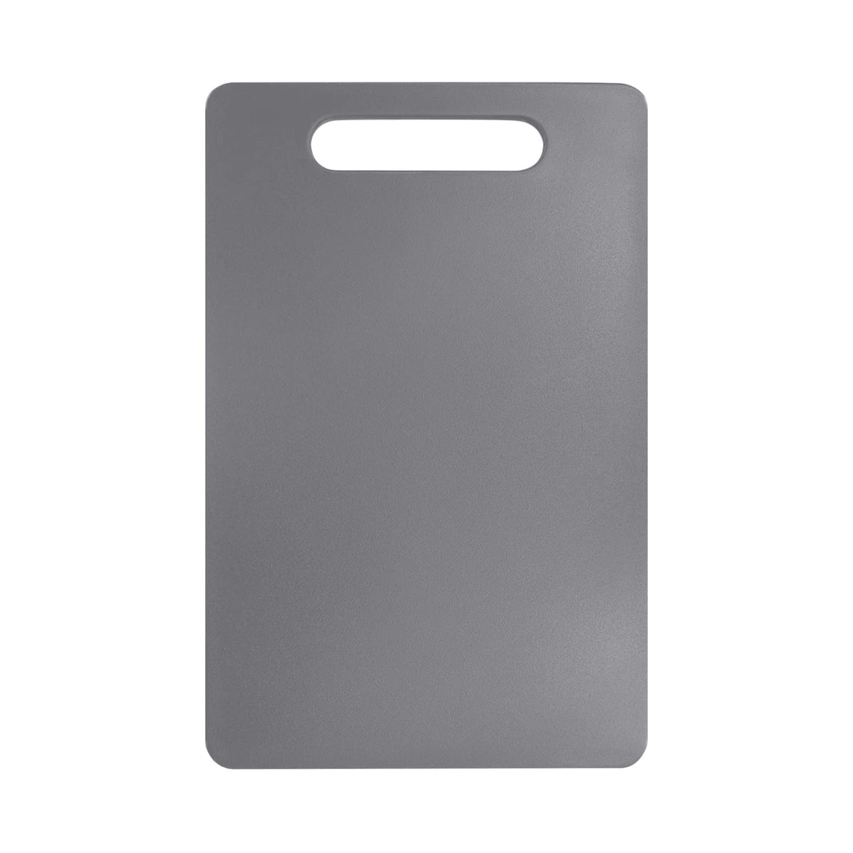 Fotouzy Plastic Utility Cutting Board with Handles, Food Safe PP Material, BPA Free, Dishwasher Safe, Thick Chopping Board, Large Size, Easy Grip Handle, for Kitchen (Black)
