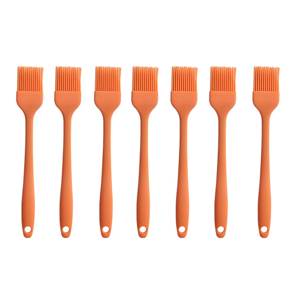 Silicone brush, Oil Brush for BBQ Kitchen Cooking Baking and Grilling(3 PCS,Pink)