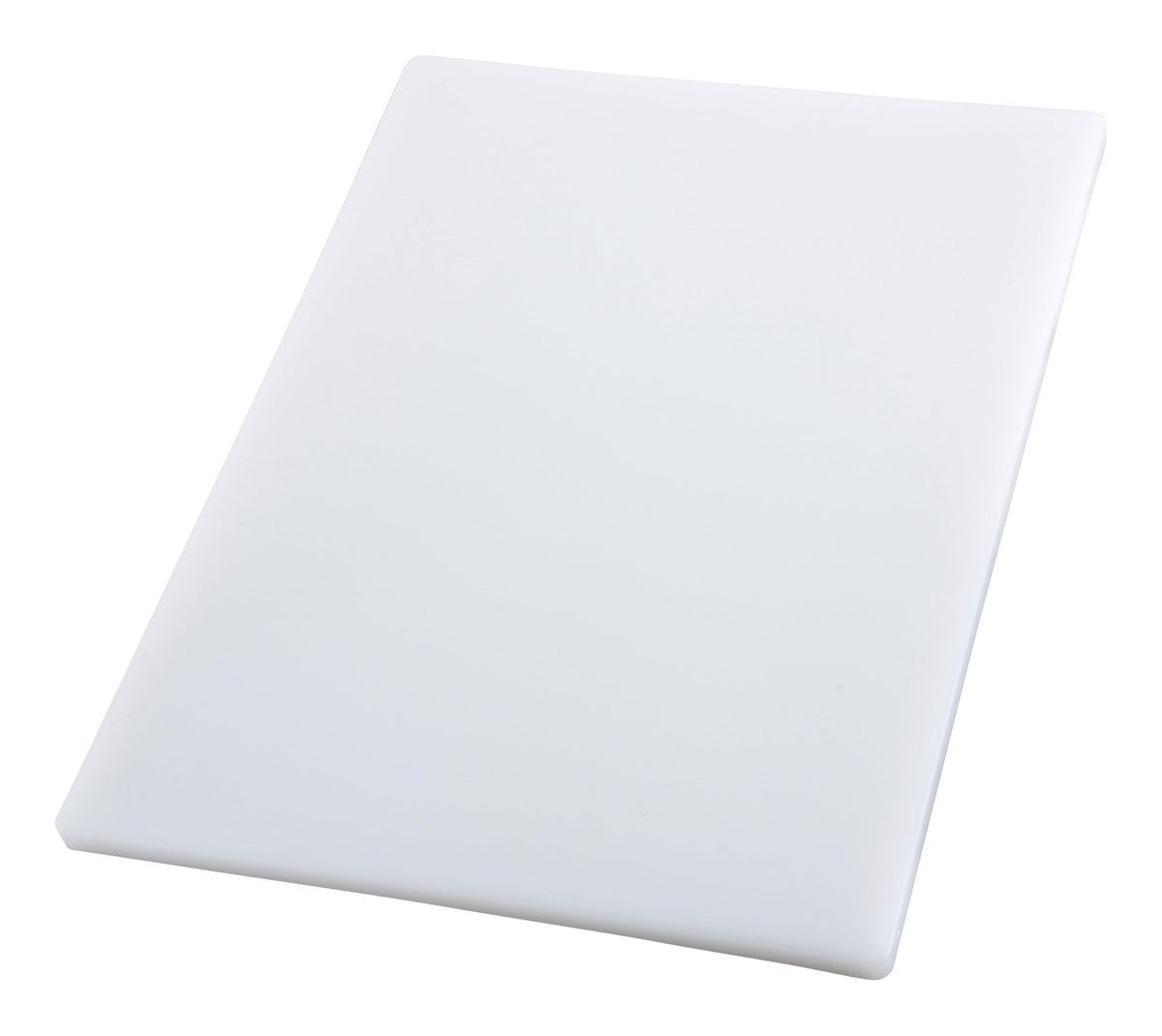Winco 6" x 10" White Heavy-Duty Plastic Cutting Board