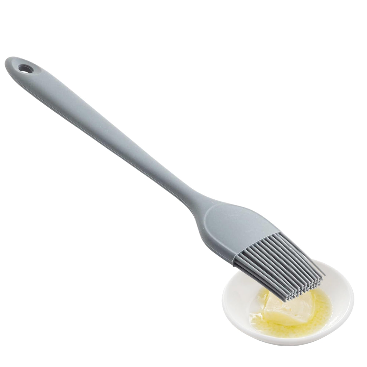 Tablecraft Silicone Basting Brush for Cooking, NSF Certified, Heat Resistant to 400°, Dishwasher Safe, BPA Free, One-Piece Construction, Ideal for Professional Chefs, Restaurants, Commercial Use, 10"