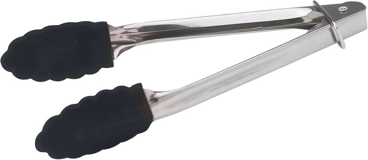 Winco Coiled Spring Heavyweight Stainless Steel Utility Tong, 7-Inch