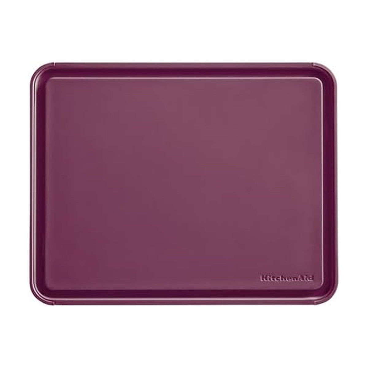 KitchenAid Classic Cutting Board with Perimeter Trench and Non Slip Edges, Dishwasher Safe, 11 inch x 14 inch, White and Gray