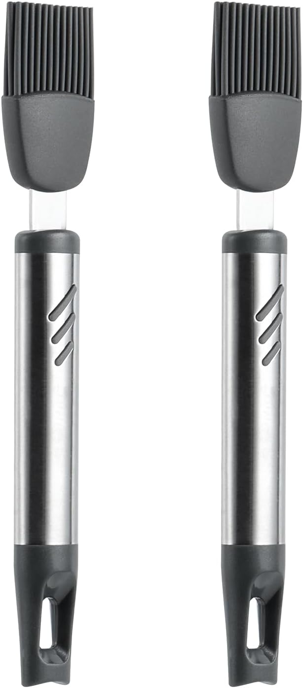 Silicone Grill Brush for Oil and Sauce, Set of 2 Basting Brush
