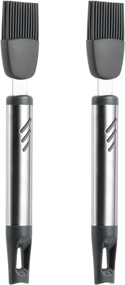 Silicone Grill Brush for Oil and Sauce, Set of 2 Basting Brush