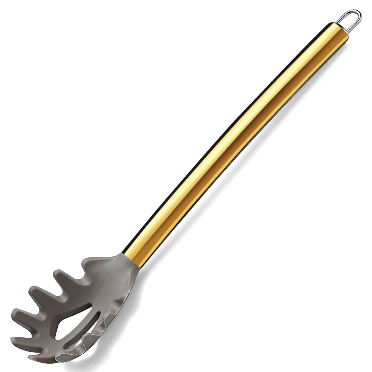 Gold Basting Brush, Berglander Non-stick Silicone Kitchen Brush For Cooking With Titanium Gold Plating Handle, Barbeque Brush, Pastry Brush, BBQ Brush, Dishwasher Safe, Easy to Clean