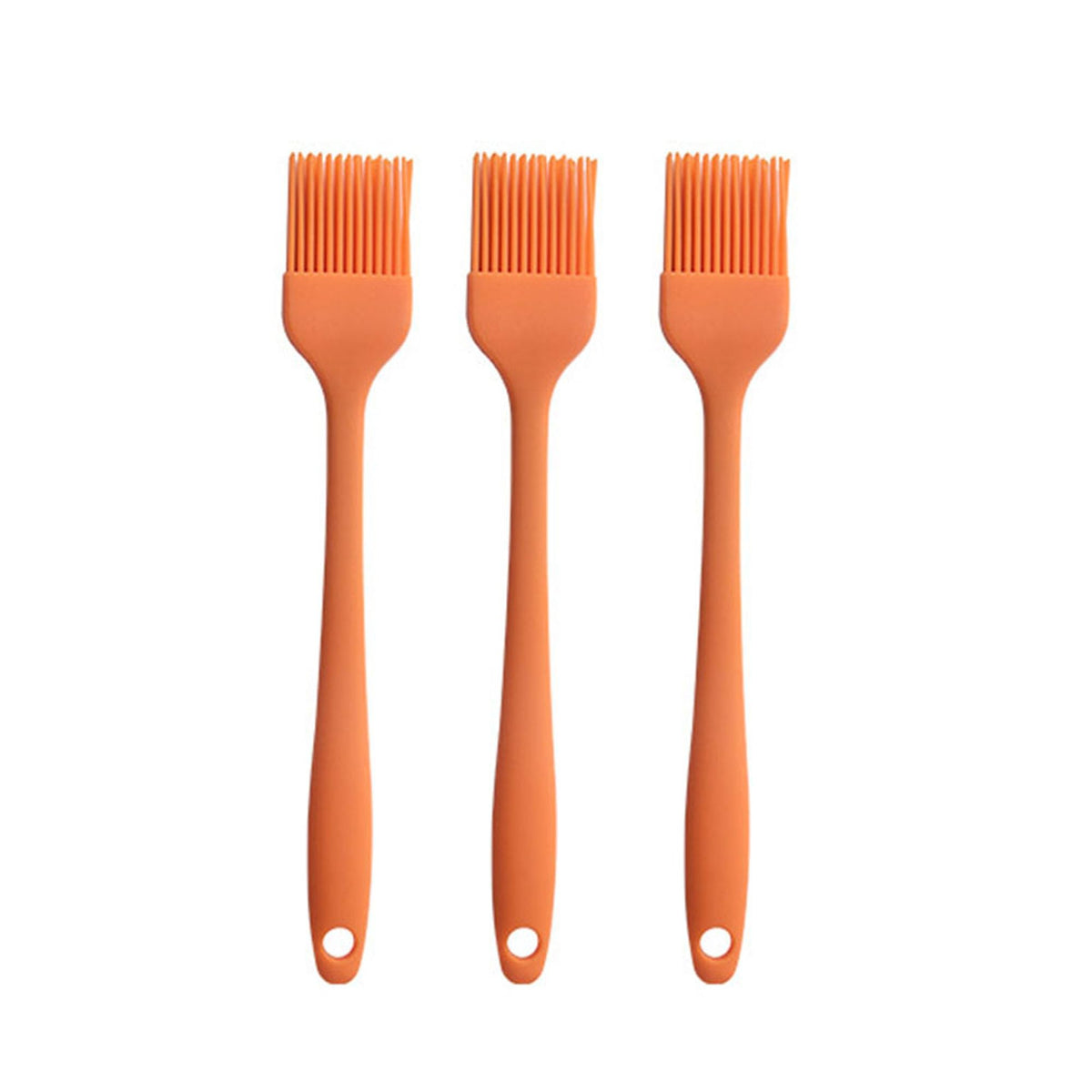 Silicone Oil brush, for BBQ Kitchen Cooking Baking and Grilling (4 PCS,green)