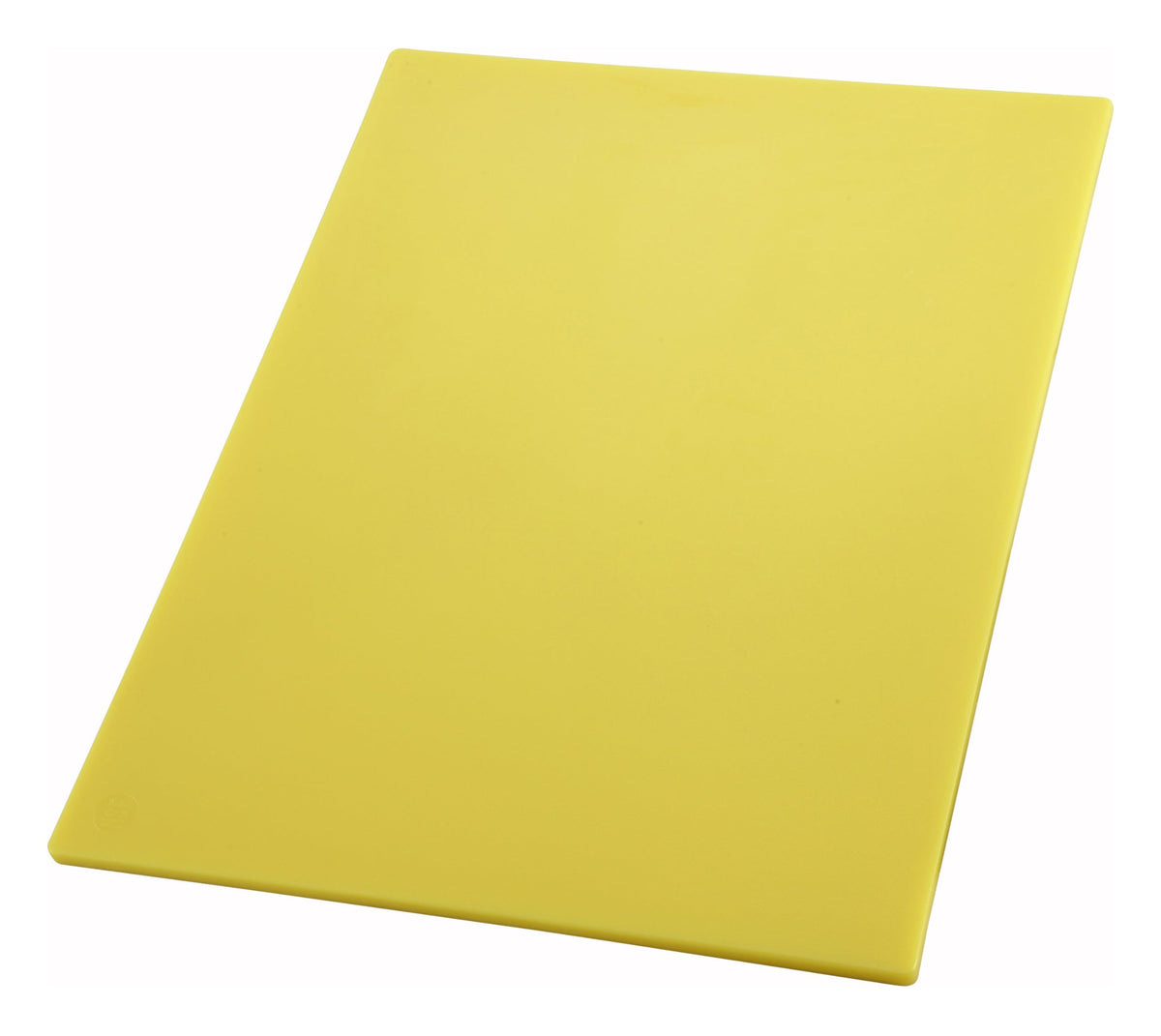 Winco 6" x 10" White Heavy-Duty Plastic Cutting Board