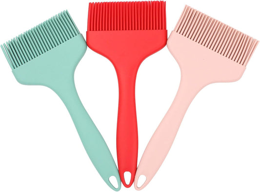 WARMBUY Silicone Pastry Brushes Basting Brushes for Baking and Cooking, 3 Pack