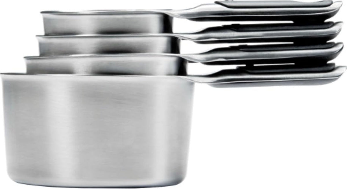 OXO Good Grips 4 Piece Stainless Steel Measuring Spoons with Magnetic Snaps