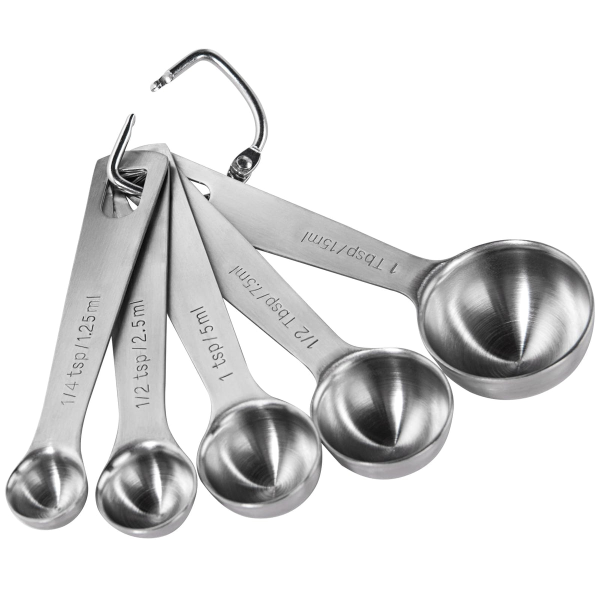 U-Taste 18/8 Stainless Steel Measuring Spoons Set of 9, Teaspoon Tablespoon