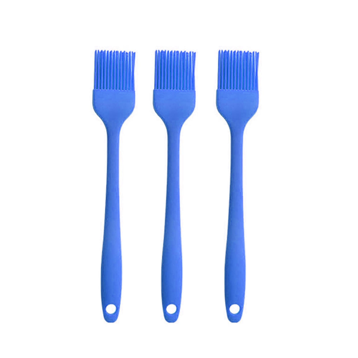 Silicone brush, Oil Brush for BBQ Kitchen Cooking Baking and Grilling(3 PCS,Pink)