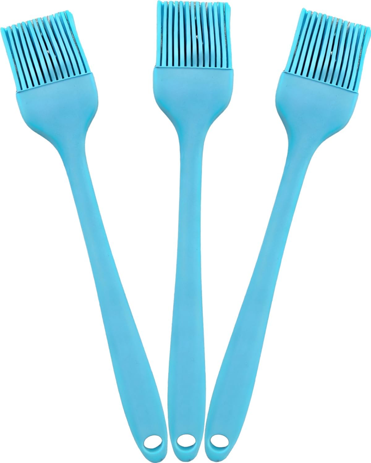 Blue Silicone Pastry Basting Brush - Food Grade BPA Free, Heat Resistant Up to 660°F/315°C, Dishwasher Safe Cooking Brush for Baking, BBQ, Grilling, Sauce,Butter,Cake & Bread