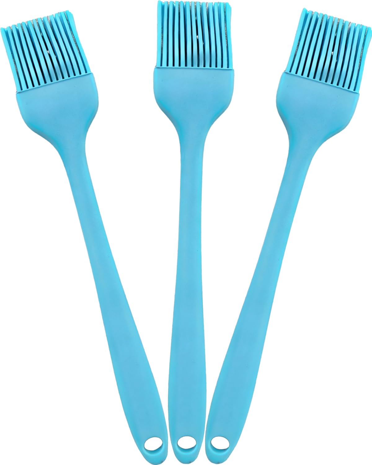 Blue Silicone Pastry Basting Brush - Food Grade BPA Free, Heat Resistant Up to 660°F/315°C, Dishwasher Safe Cooking Brush for Baking, BBQ, Grilling, Sauce,Butter,Cake & Bread