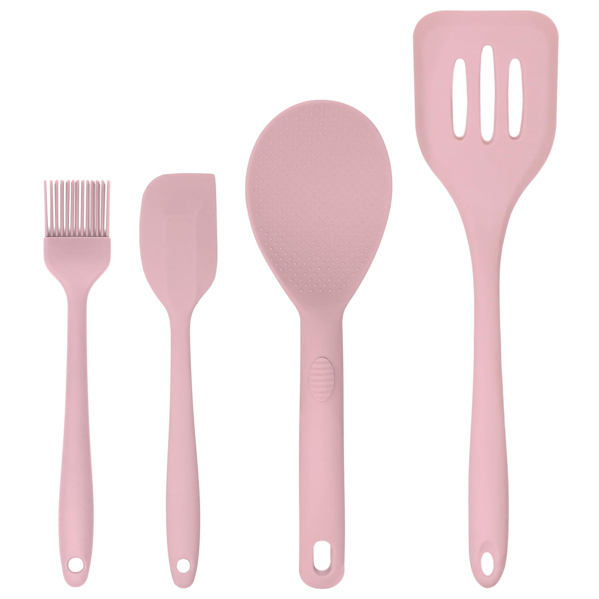 JS Gourmet Silicone Small Basting and Pastry Brush - Pastel Green - 2-Pack