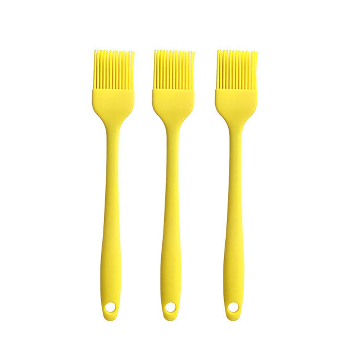 Silicone brush, Oil Brush for BBQ Kitchen Cooking Baking and Grilling(3 PCS,Pink)