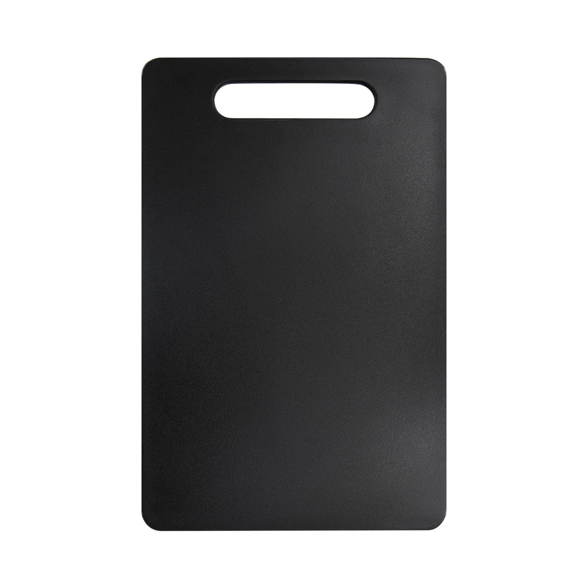 Fotouzy Plastic Utility Cutting Board with Handles, Food Safe PP Material, BPA Free, Dishwasher Safe, Thick Chopping Board, Large Size, Easy Grip Handle, for Kitchen (Black)