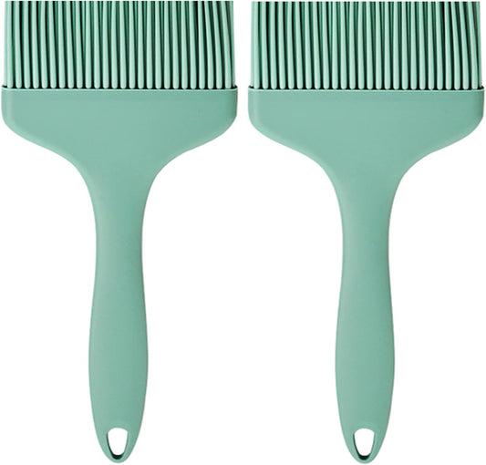 Basting Brush Silicone Pastry Baking Brushes Large Grill BBQ Sauce Marinade Meat Glazing Oil Brush Heat Resistant, Kitchen Cooking Baste Pastries Cakes Desserts, Dishwasher Safe 2Pack (2)