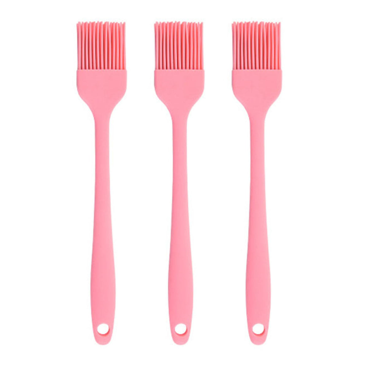 Silicone Oil brush, for BBQ Kitchen Cooking Baking and Grilling (4 PCS,green)