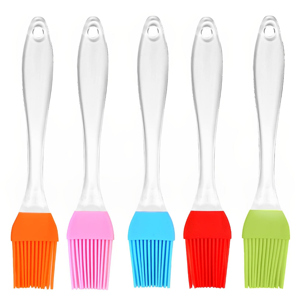 Silicone Pastry Brush 5 Pack Basting Brush Heat Resistant