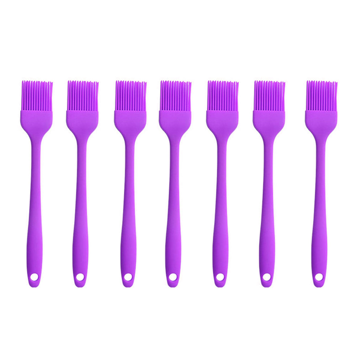 Silicone brush, Oil Brush for BBQ Kitchen Cooking Baking and Grilling(3 PCS,Pink)