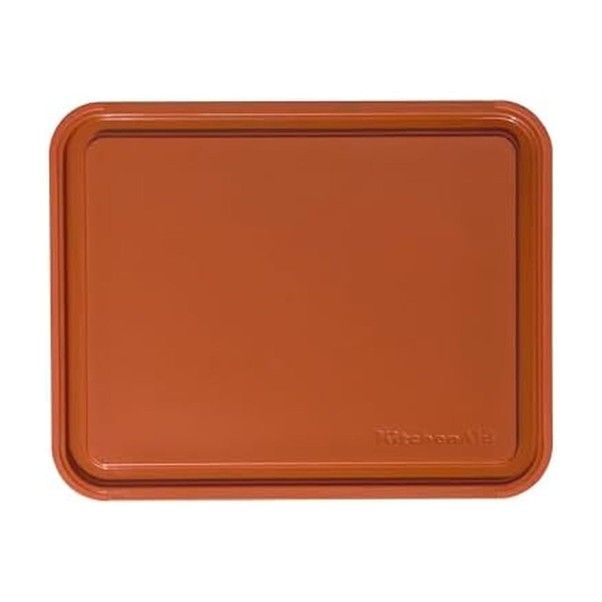 KitchenAid Classic Cutting Board with Perimeter Trench and Non Slip Edges, Dishwasher Safe, 11 inch x 14 inch, White and Gray