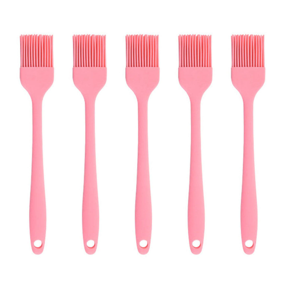 Silicone brush, Oil Brush for BBQ Kitchen Cooking Baking and Grilling(3 PCS,Pink)