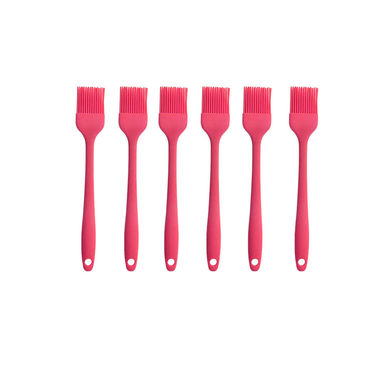 Silicone brush, Oil Brush for BBQ Kitchen Cooking Baking and Grilling(3 PCS,Pink)