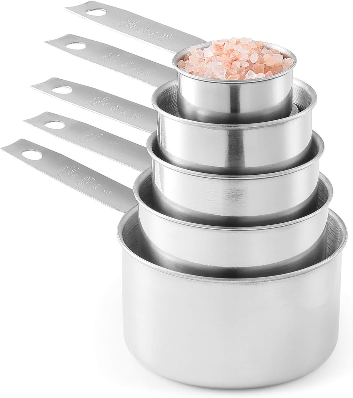 Laxinis World Stainless Steel Measuring Cups and Spoons Set, 10-Piece