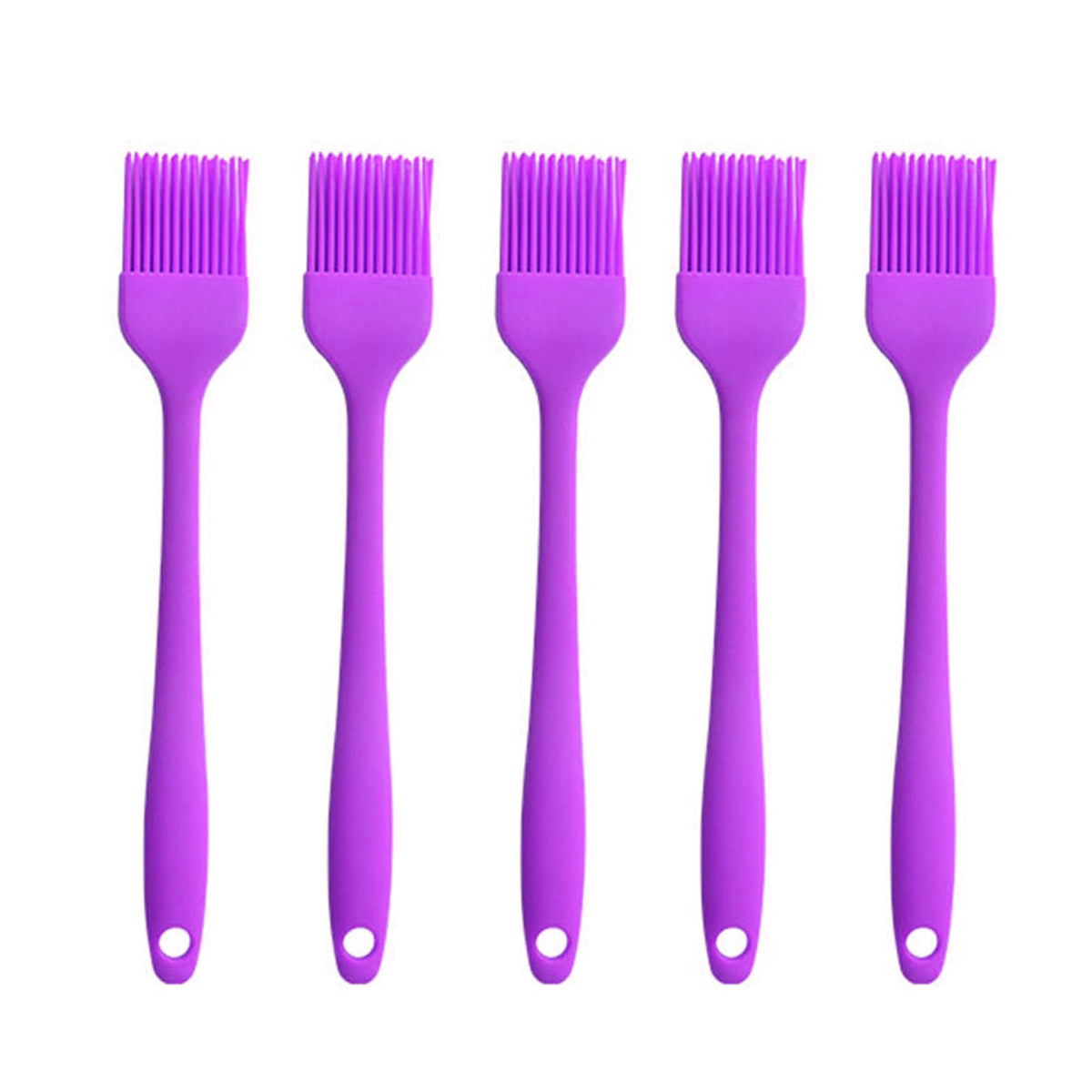 Silicone brush, Oil Brush for BBQ Kitchen Cooking Baking and Grilling(3 PCS,Pink)