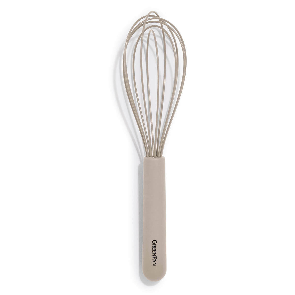 GreenPan Silicone Basting Brush, Cooking Kitchen Utensil, Sauce Marinades BBQ Grill Bake, Flexible Rubber Nonstick Cookware, Steel Core Heat-Resistant, Anti-Slip Handle BPA-Free Dishwasher Safe, Taupe