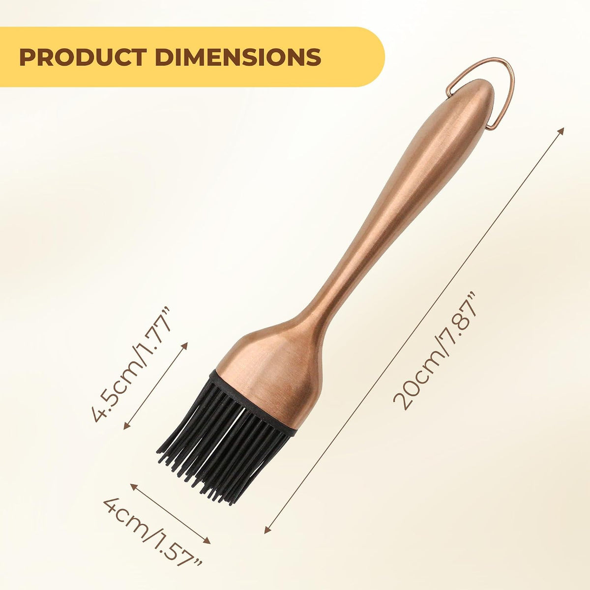 2Pcs Silicone Basting Brush Grilling with 2 Backup Heads, Stainless Steel Handles, No Shed Bristles, Heat Resistant Dishwasher Safe for Pastry, Sauce, Oil, BBQ Grill, Kitchen, Cooking & Marinating