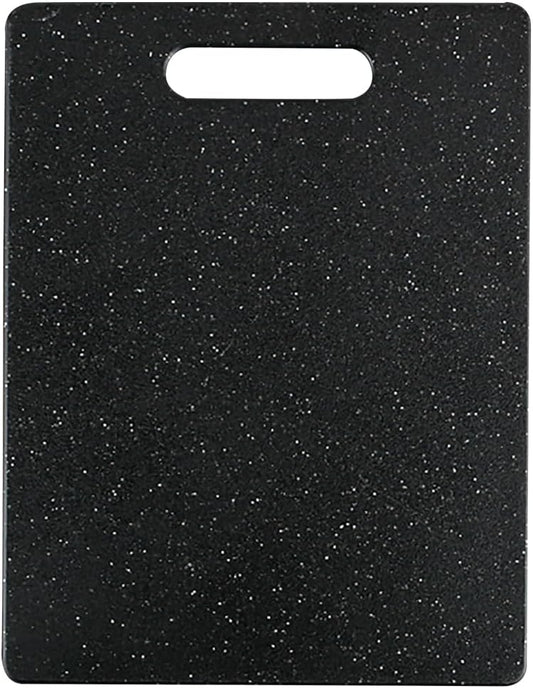 Dexas Superboard Cutting Board with Handle 8.5 x 11 inch Midnight Granite, Compact Kitchen Prep Board, Dishwasher Safe, Non-Porous Poly Surface, Made in USA