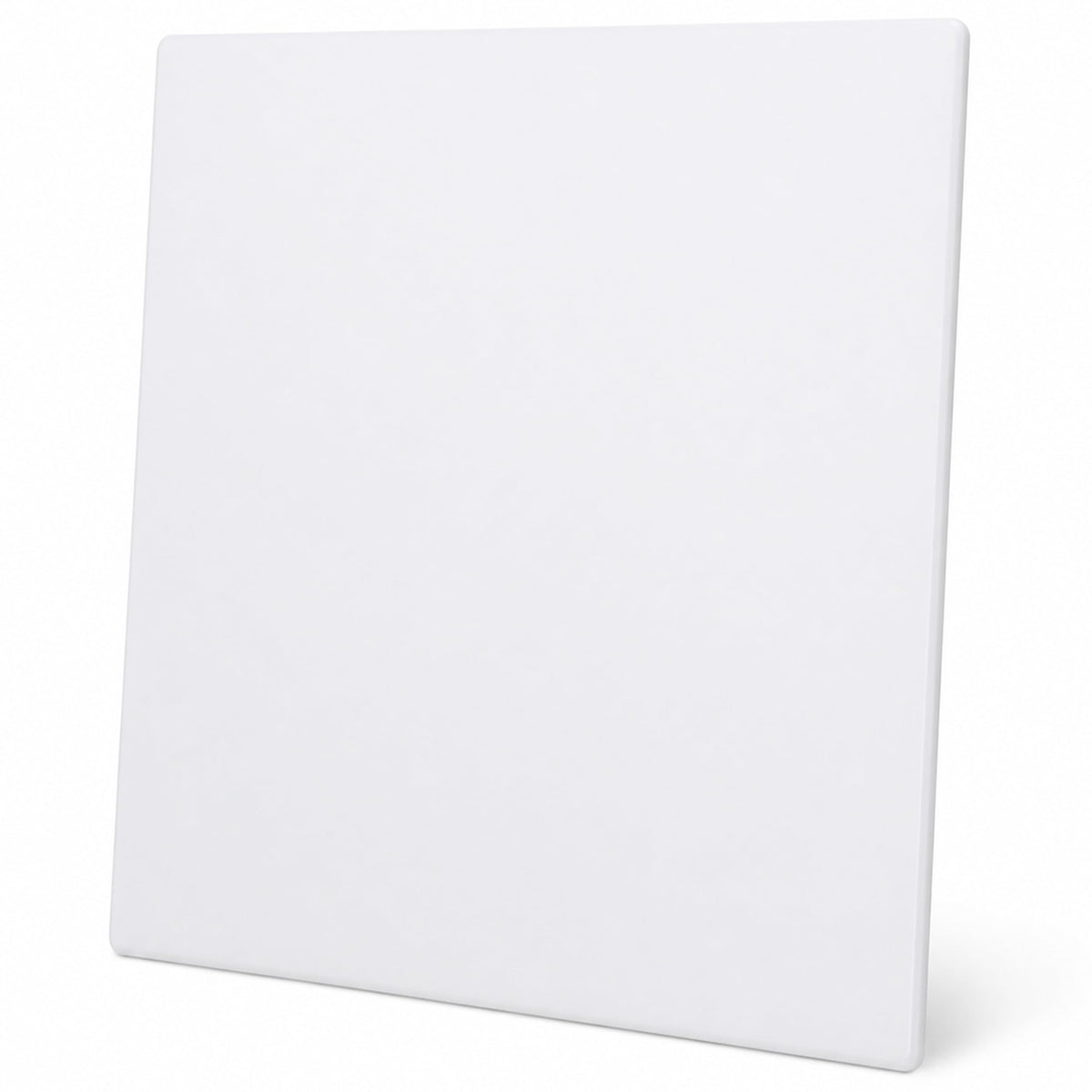 Winco 6" x 10" White Heavy-Duty Plastic Cutting Board