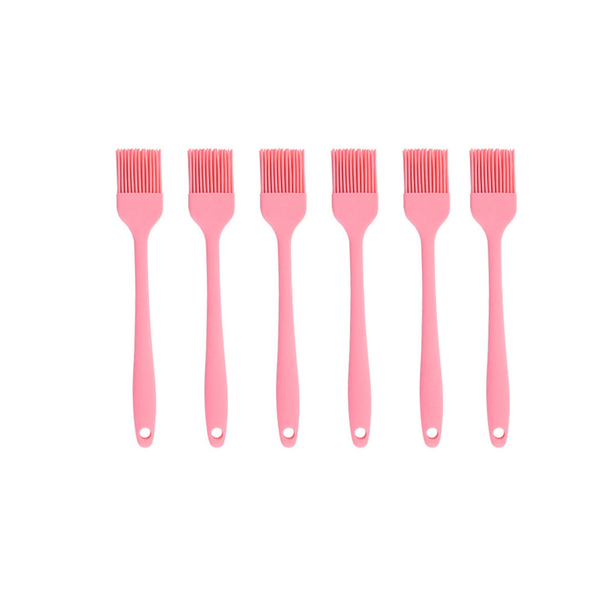 Silicone brush, Oil Brush for BBQ Kitchen Cooking Baking and Grilling(3 PCS,Pink)